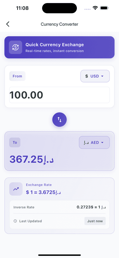 160 currencies, works offline